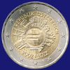 2 € Αυστρια 2012 - 10th Anniversary of Euro coins and banknotes