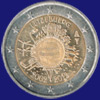 2 € Luxemburgo 2012 - 10º aniversário da introdução do euro