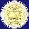 2 € Portugal 2007 - 50järegt Bestoe vun de Réimeschen Traitéën